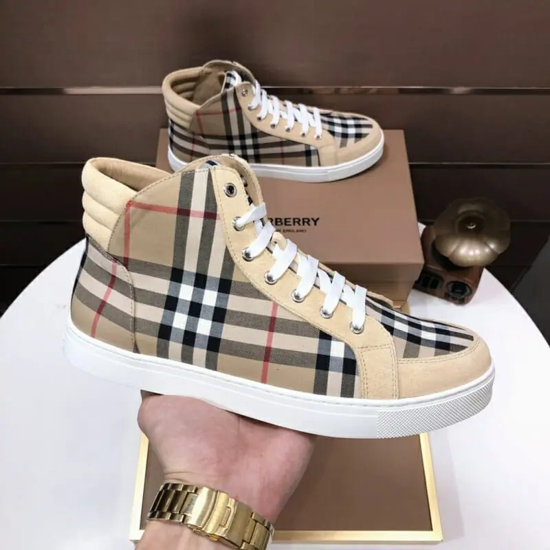 burberry high tops chaussures pour homme s_117340a1